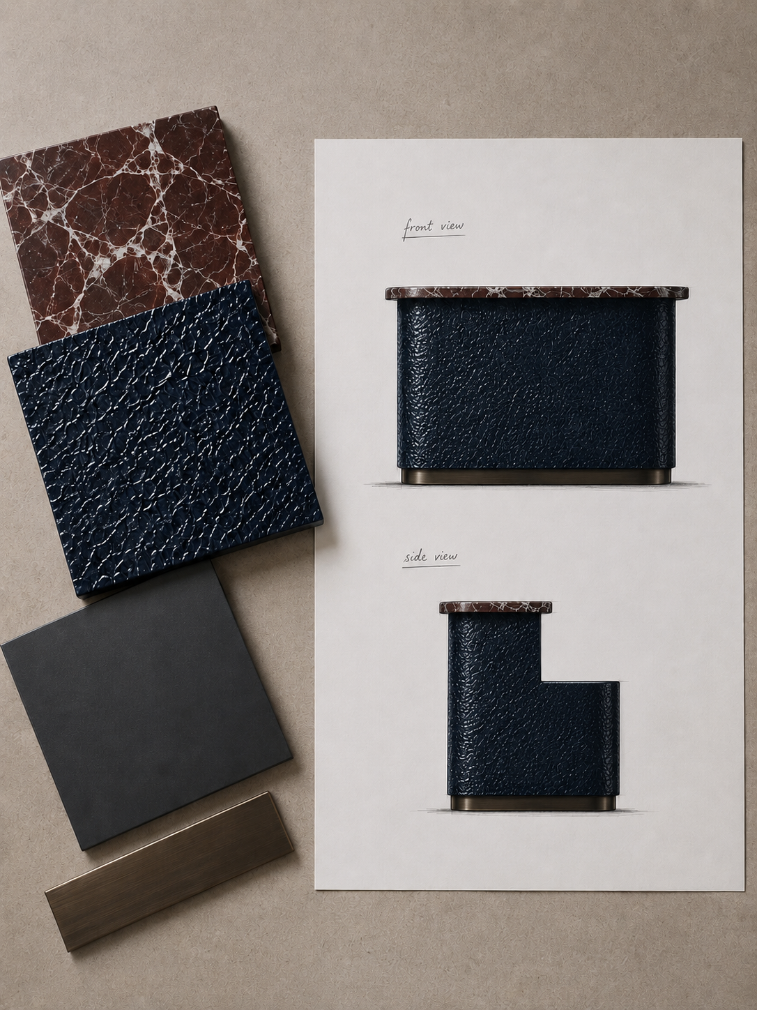 Étude de matière Atelier Nolia