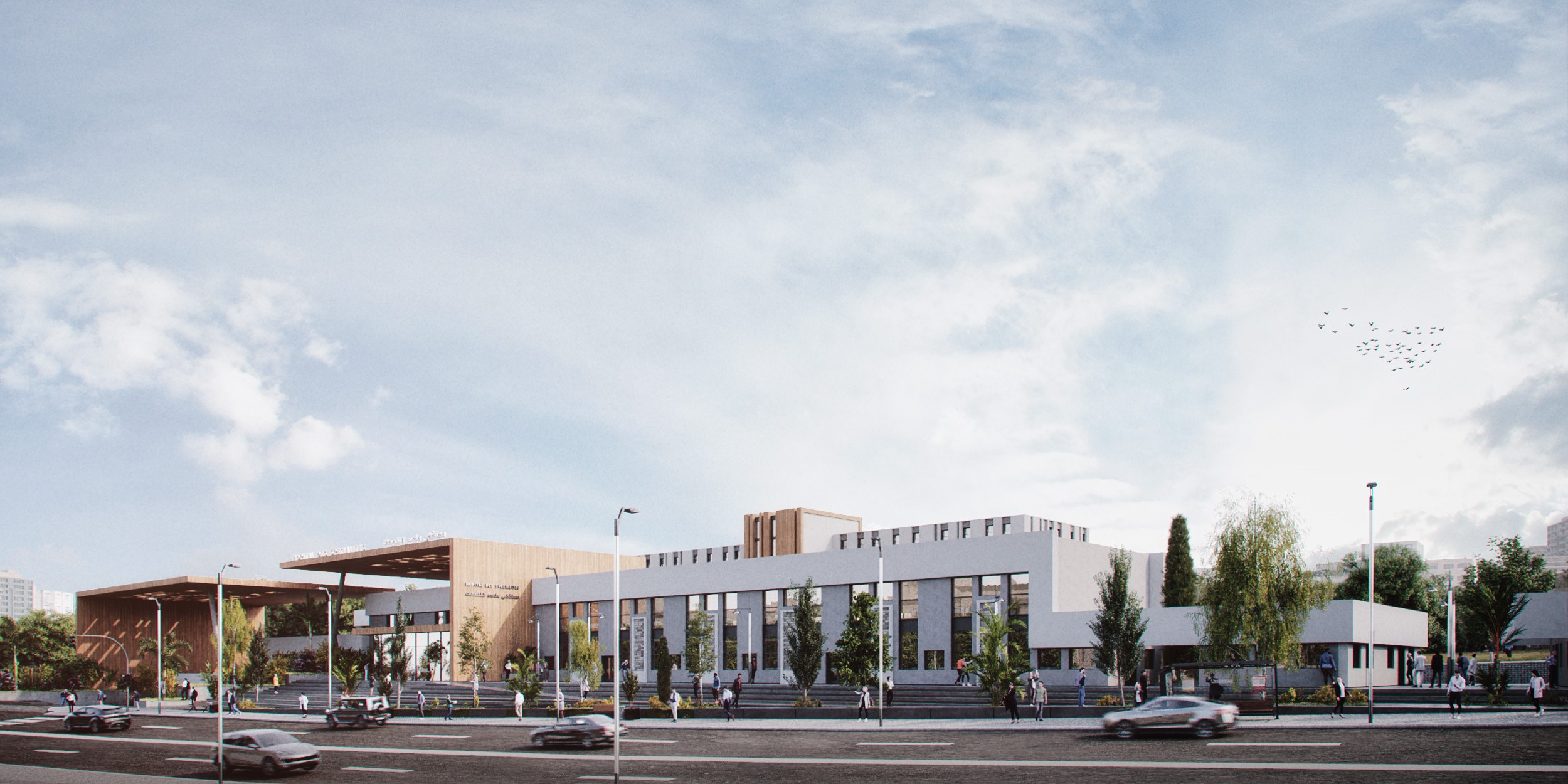 Centre Hospitalier Provincial Fès-Meknès — projet de concours — MAJAZ Architecture + JHK Architectes